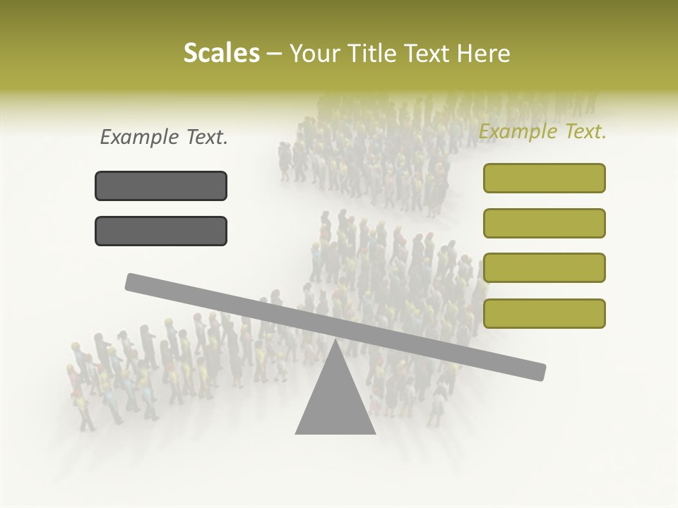 Arrow Of People PowerPoint Template