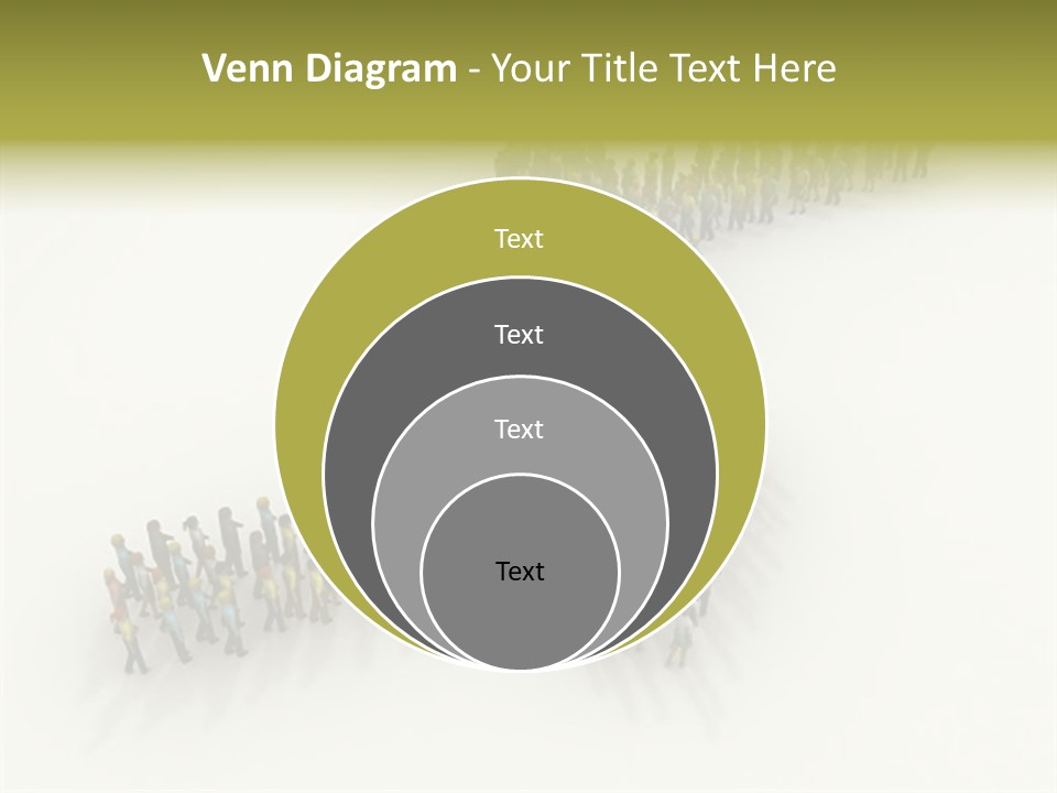 Arrow Of People PowerPoint Template