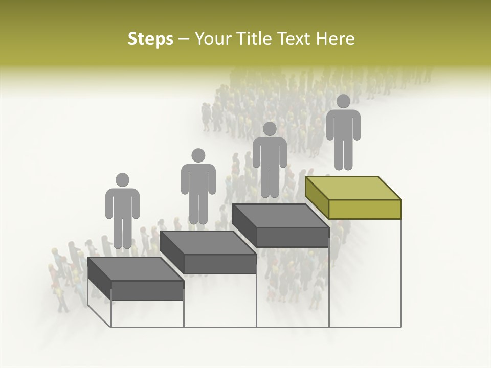 Arrow Of People PowerPoint Template