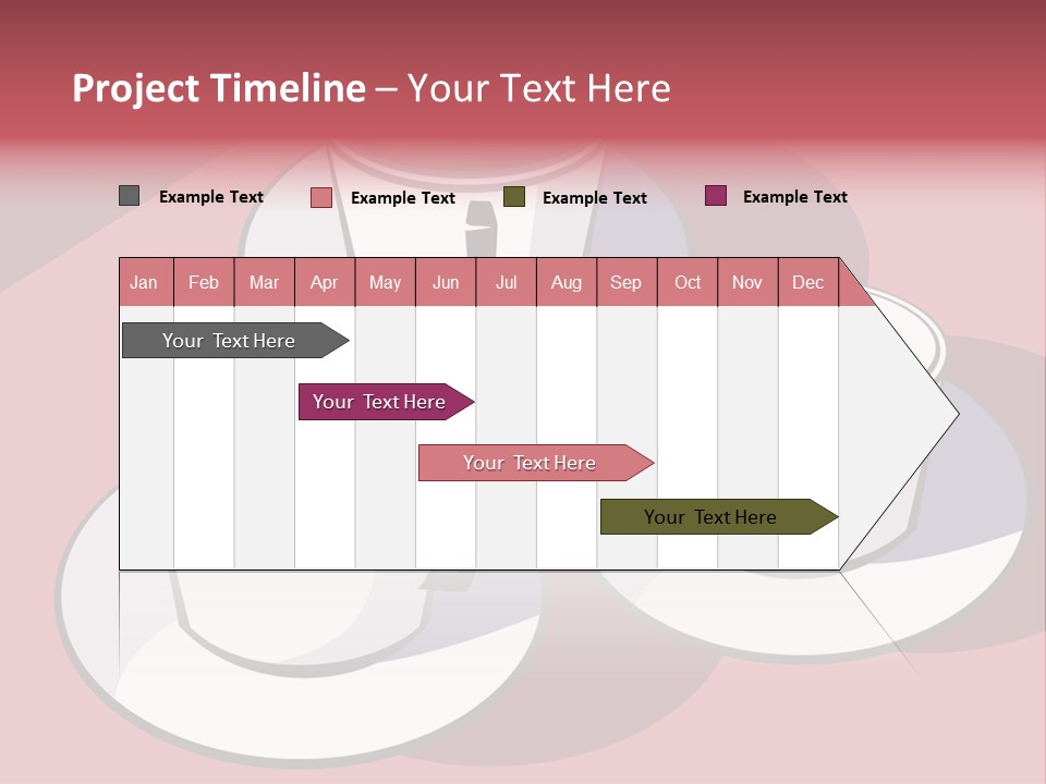 Cup Of Coffee With Saucer Stock Vector Illustration: PowerPoint Template