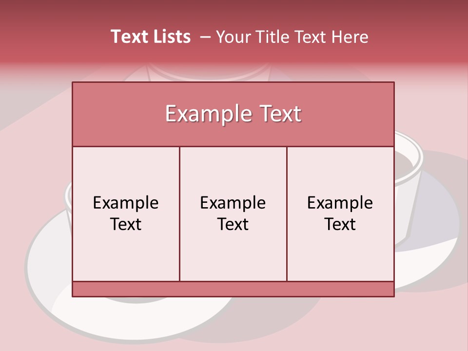 Cup Of Coffee With Saucer Stock Vector Illustration: PowerPoint Template