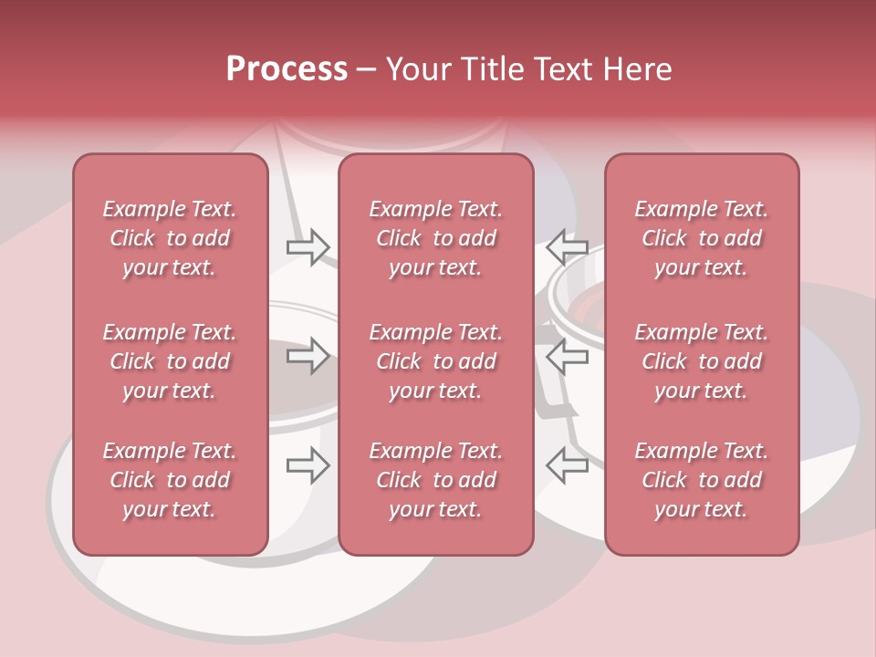 Cup Of Coffee With Saucer Stock Vector Illustration: PowerPoint Template