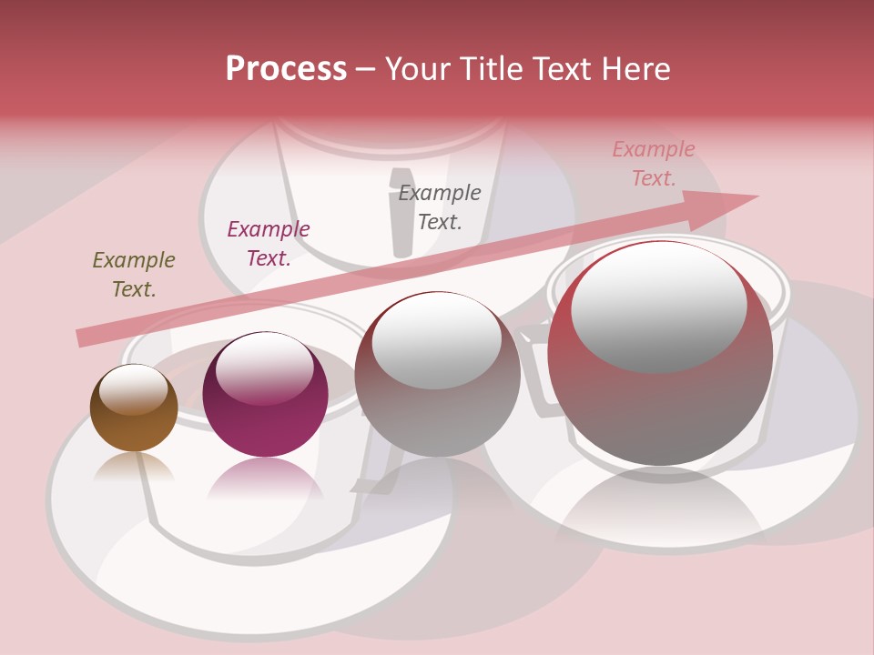 Cup Of Coffee With Saucer Stock Vector Illustration: PowerPoint Template