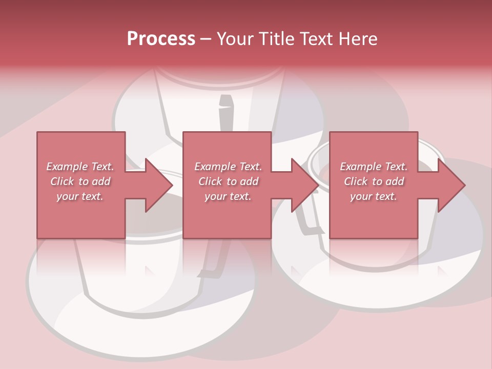 Cup Of Coffee With Saucer Stock Vector Illustration: PowerPoint Template