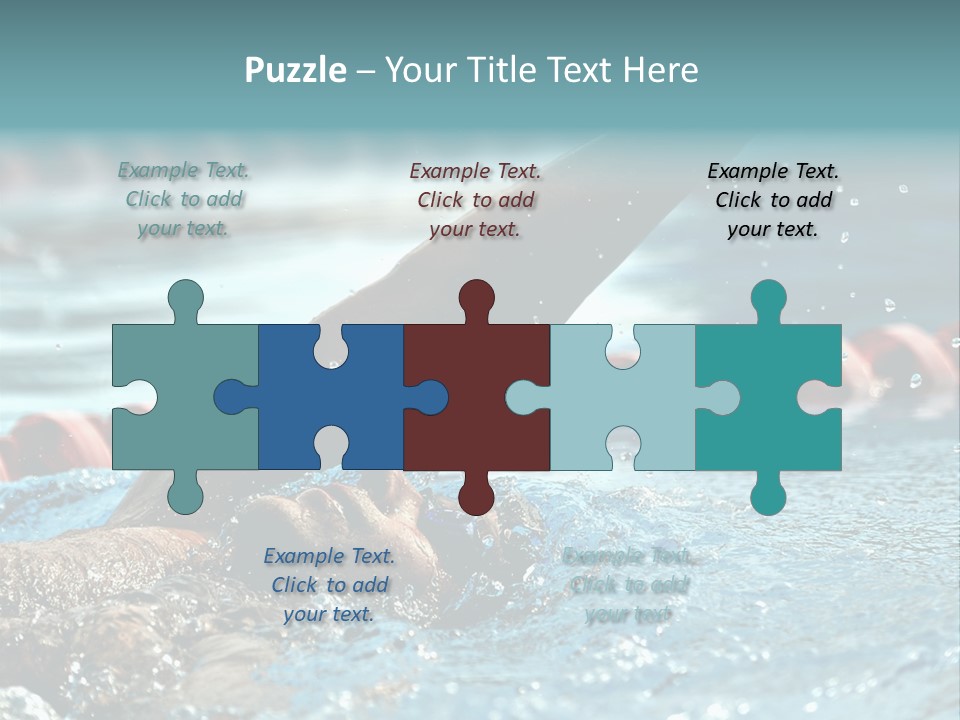 A Little Girl Learning From Her Teacher. PowerPoint Template