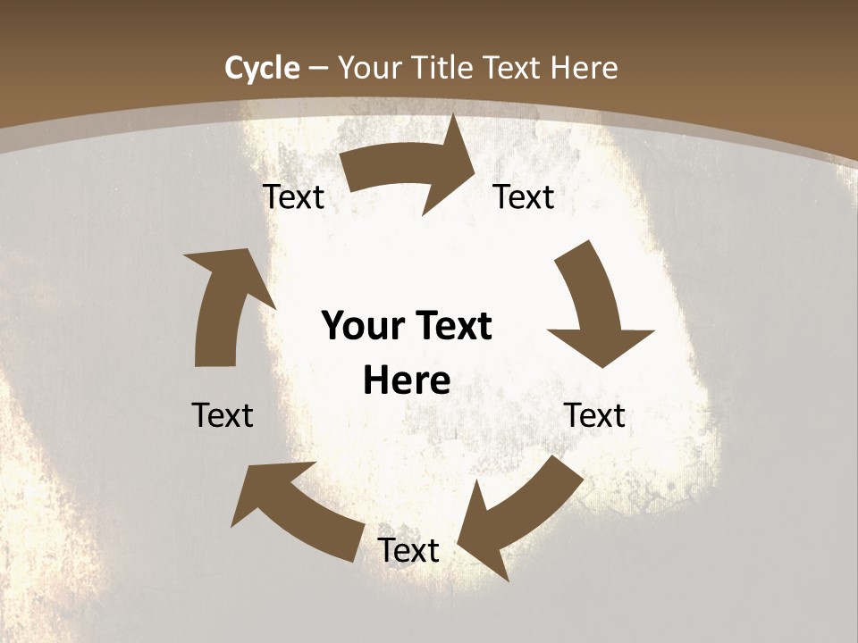 Angry Man Shadow Grunge Texture Background Illustration. PowerPoint Template