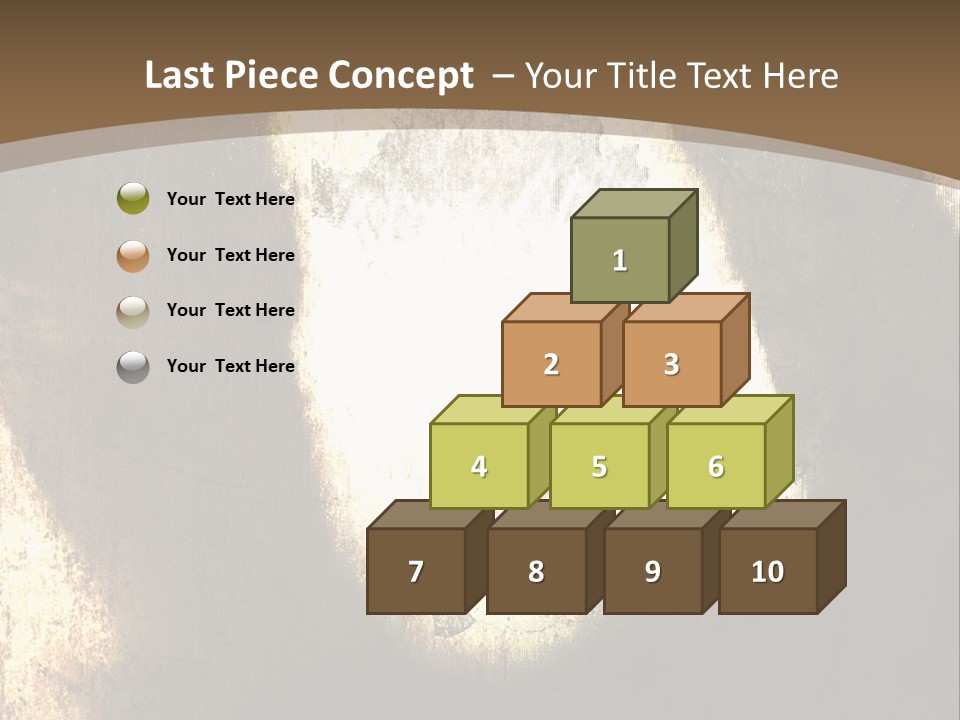 Angry Man Shadow Grunge Texture Background Illustration. PowerPoint Template