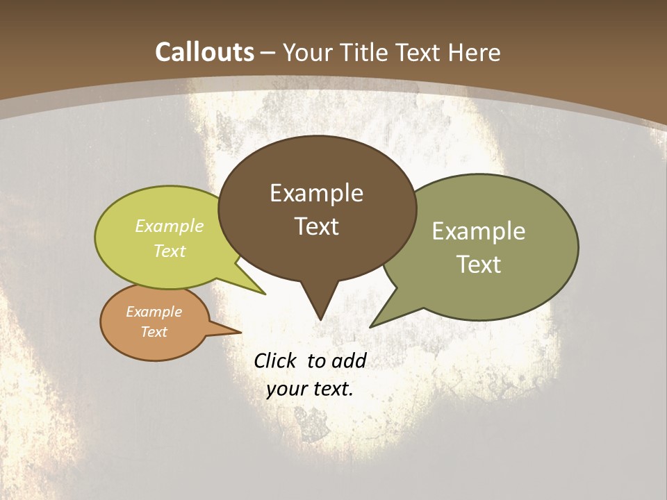 Angry Man Shadow Grunge Texture Background Illustration. PowerPoint Template