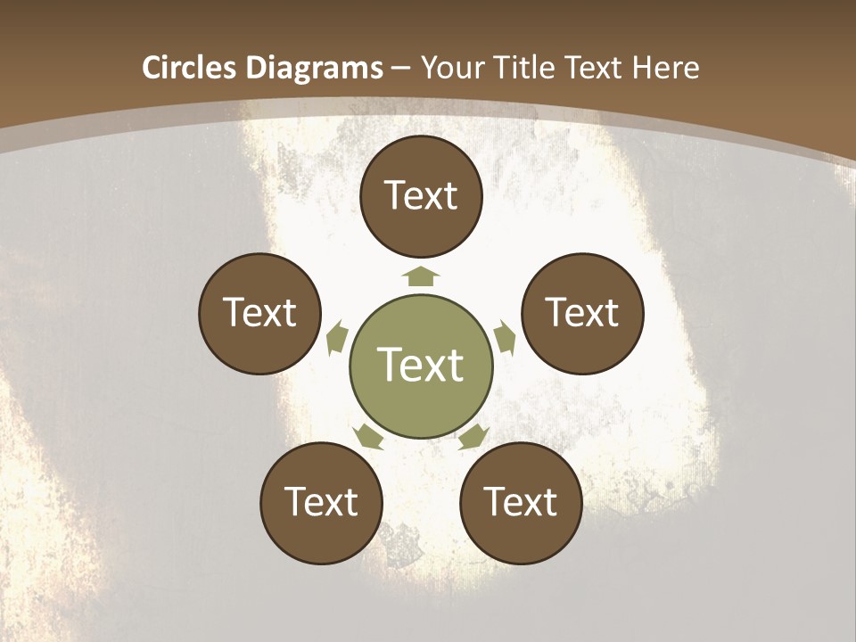 Angry Man Shadow Grunge Texture Background Illustration. PowerPoint Template