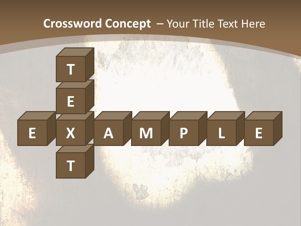 Angry Man Shadow Grunge Texture Background Illustration. PowerPoint Template