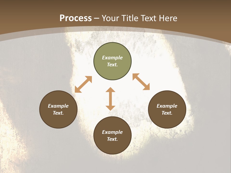 Angry Man Shadow Grunge Texture Background Illustration. PowerPoint Template
