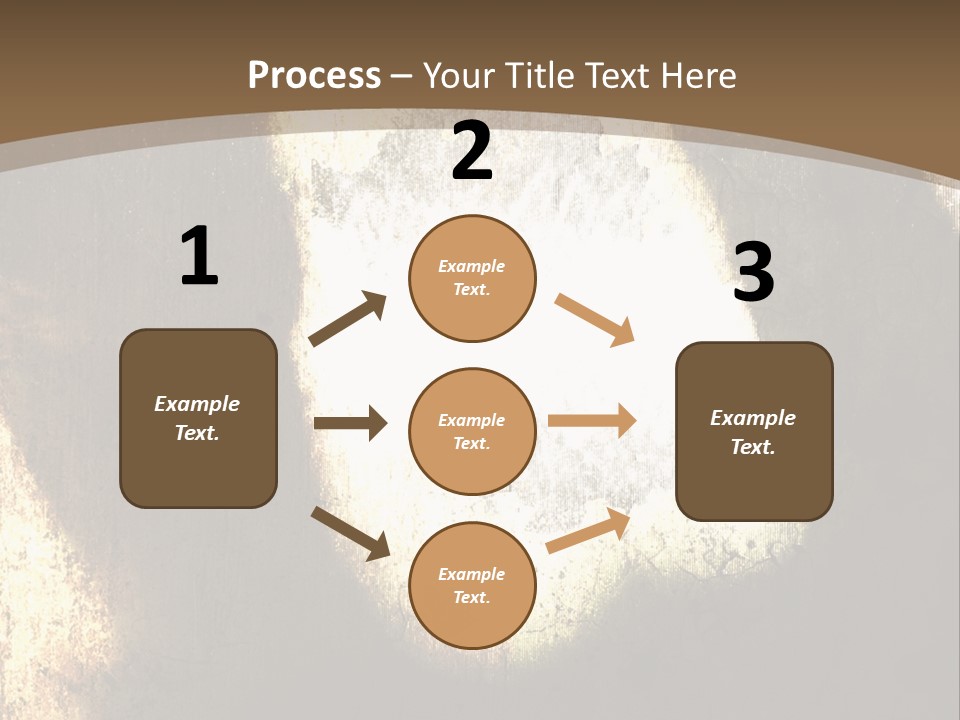 Angry Man Shadow Grunge Texture Background Illustration. PowerPoint Template