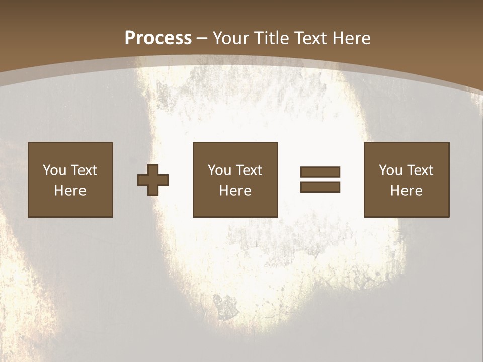 Angry Man Shadow Grunge Texture Background Illustration. PowerPoint Template