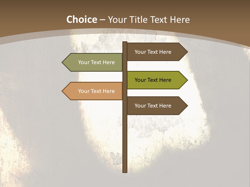 Angry Man Shadow Grunge Texture Background Illustration. PowerPoint Template