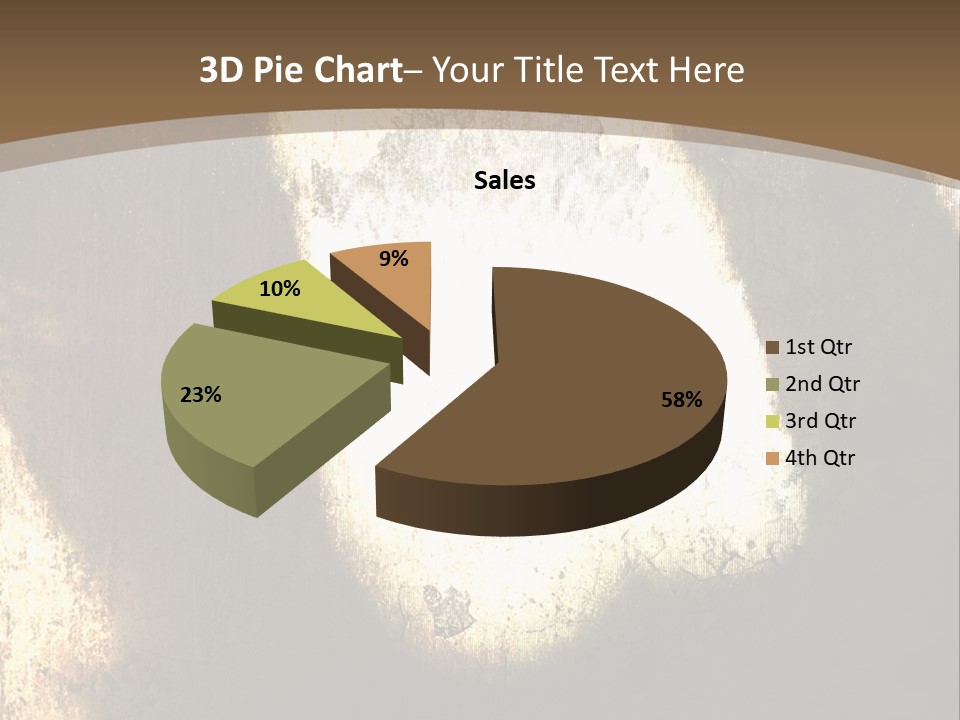 Angry Man Shadow Grunge Texture Background Illustration. PowerPoint Template