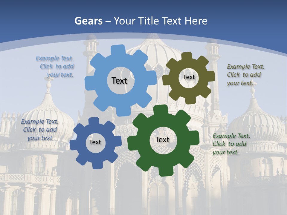 Brighton Royal Pavilion PowerPoint Template