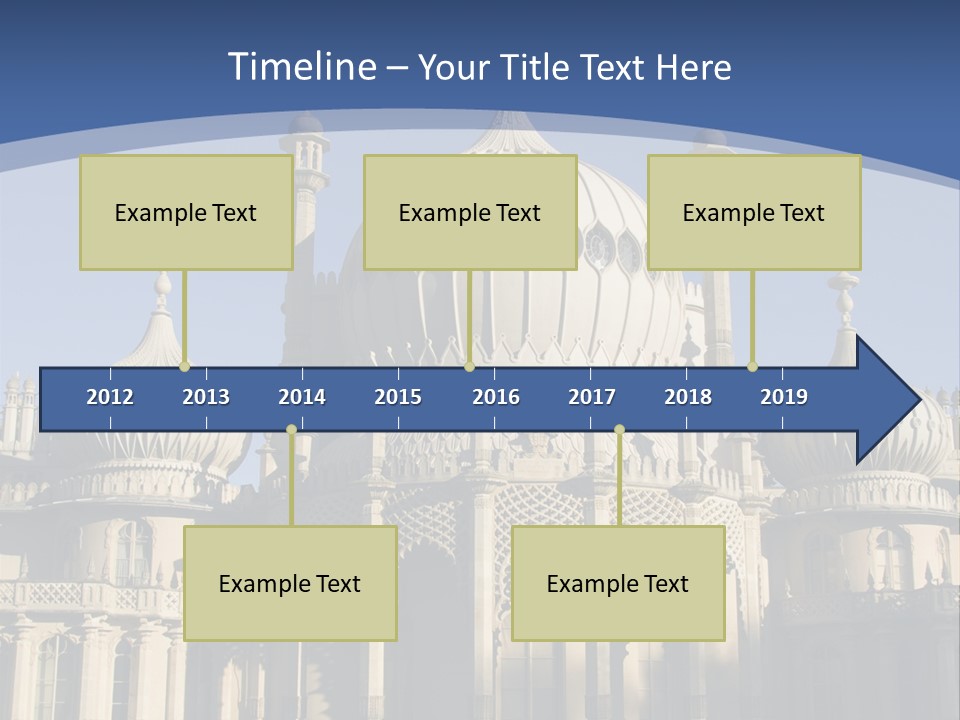 Brighton Royal Pavilion PowerPoint Template