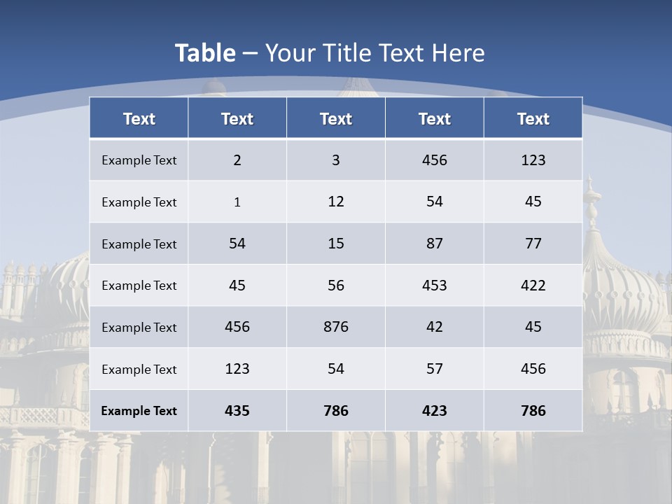 Brighton Royal Pavilion PowerPoint Template