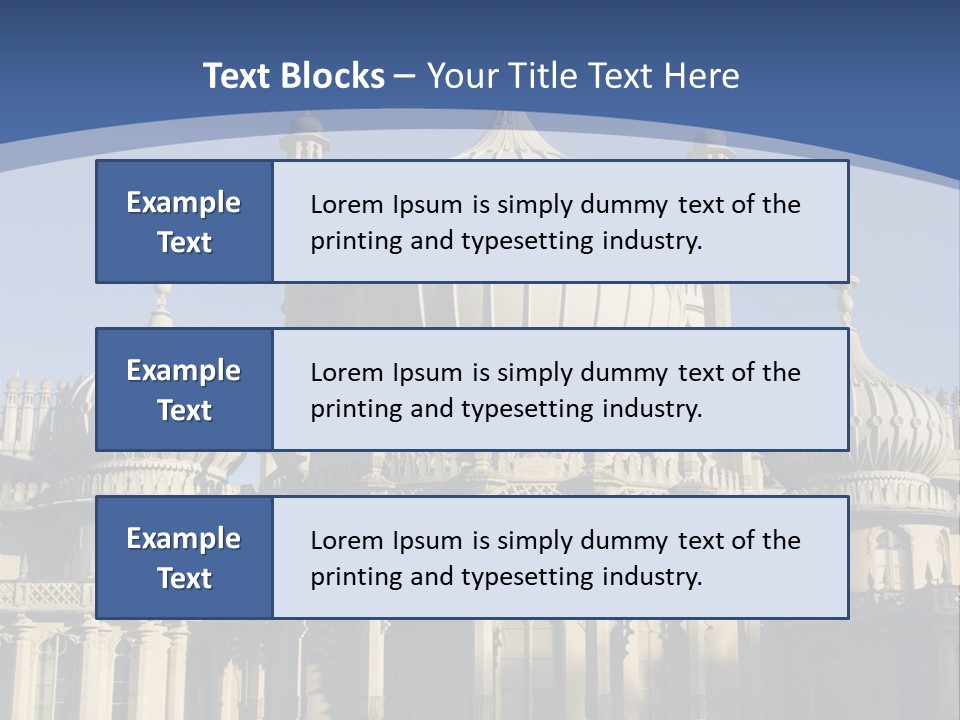 Brighton Royal Pavilion PowerPoint Template