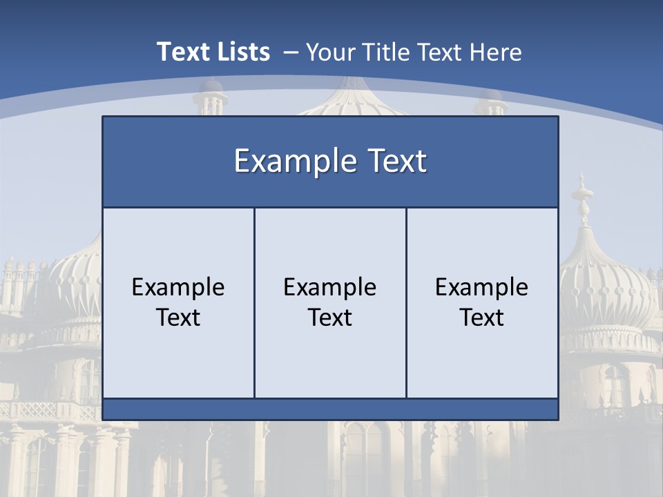 Brighton Royal Pavilion PowerPoint Template