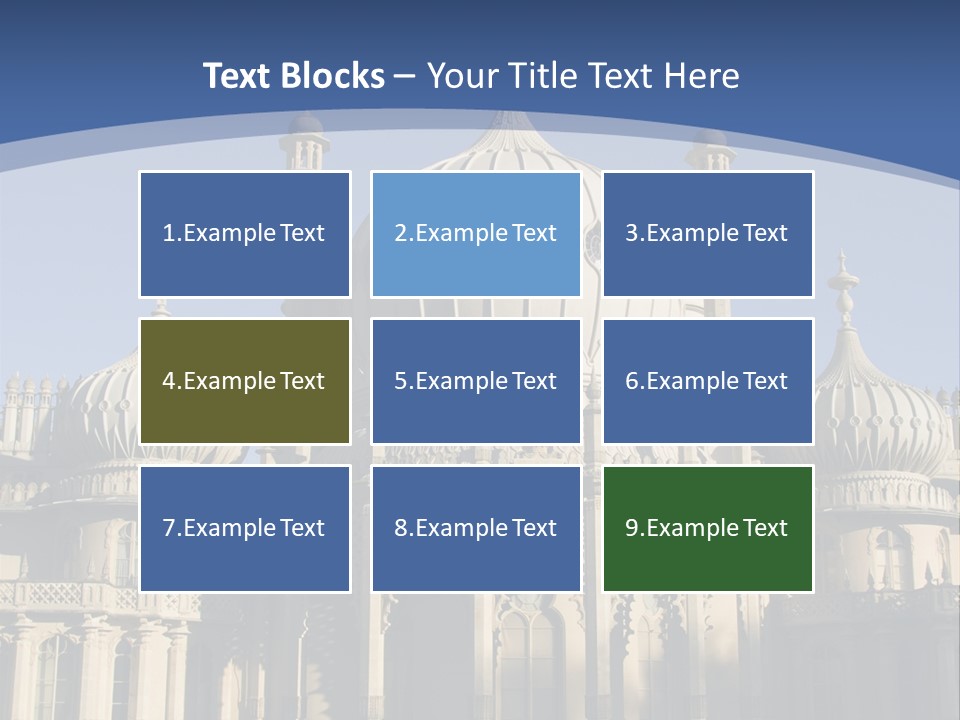 Brighton Royal Pavilion PowerPoint Template
