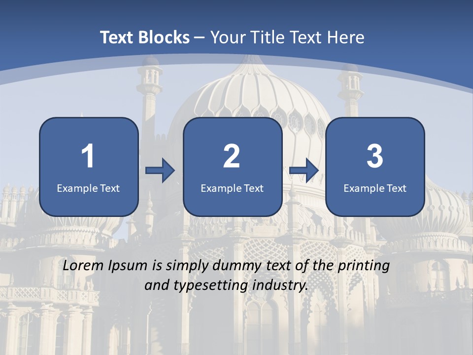 Brighton Royal Pavilion PowerPoint Template