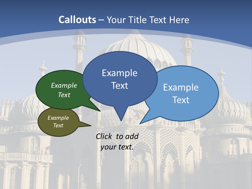 Brighton Royal Pavilion PowerPoint Template