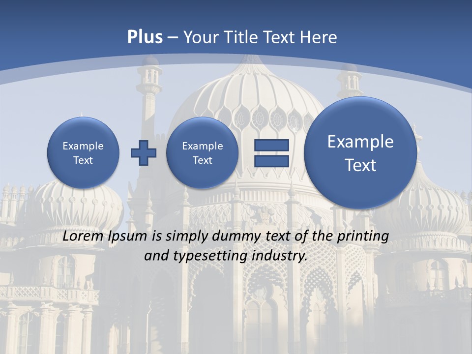 Brighton Royal Pavilion PowerPoint Template