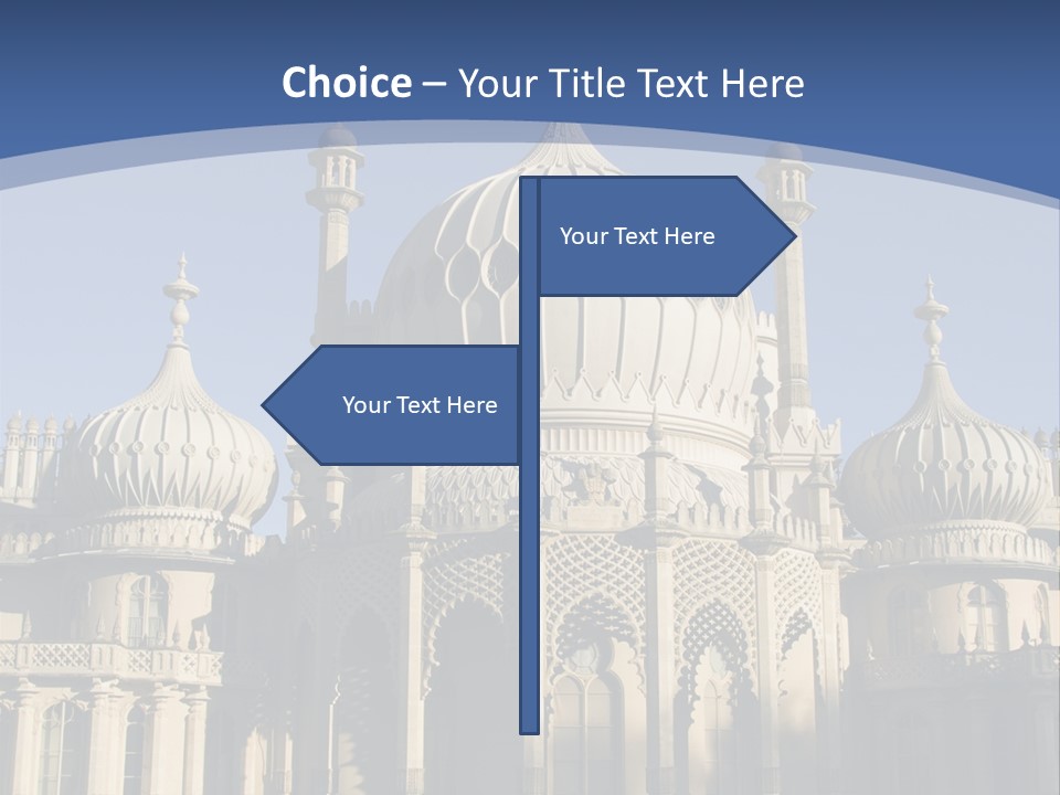 Brighton Royal Pavilion PowerPoint Template