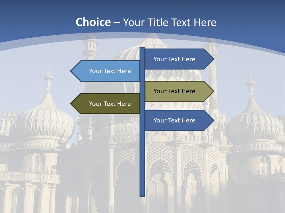 Brighton Royal Pavilion PowerPoint Template