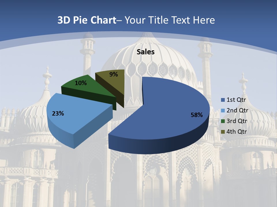 Brighton Royal Pavilion PowerPoint Template