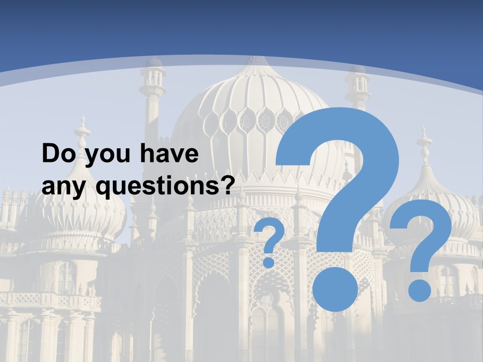 Brighton Royal Pavilion PowerPoint Template