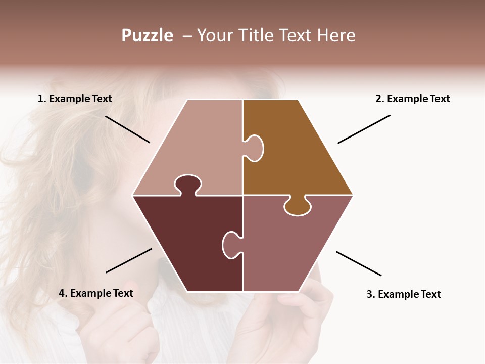 Full Isolated Portrait Of A Beautiful Caucasian Woman Eating Some Sweets PowerPoint Template