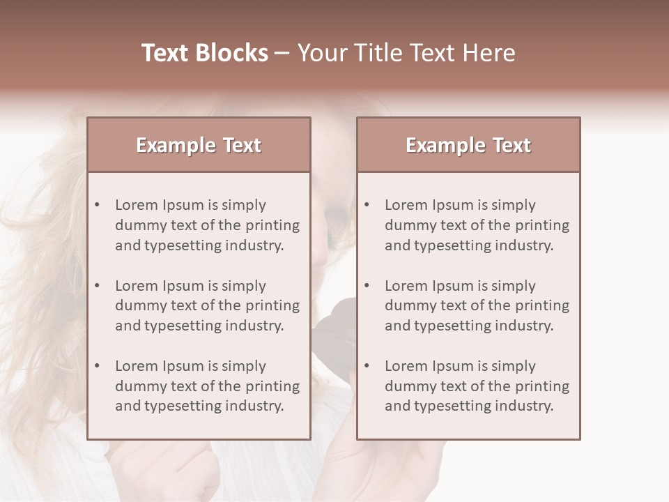 Full Isolated Portrait Of A Beautiful Caucasian Woman Eating Some Sweets PowerPoint Template