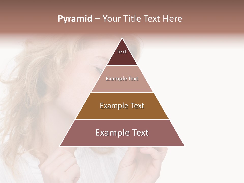 Full Isolated Portrait Of A Beautiful Caucasian Woman Eating Some Sweets PowerPoint Template