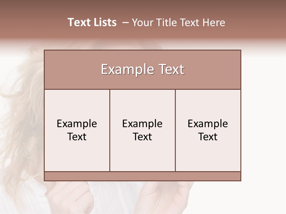 Full Isolated Portrait Of A Beautiful Caucasian Woman Eating Some Sweets PowerPoint Template