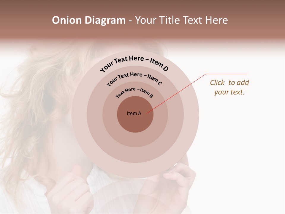 Full Isolated Portrait Of A Beautiful Caucasian Woman Eating Some Sweets PowerPoint Template