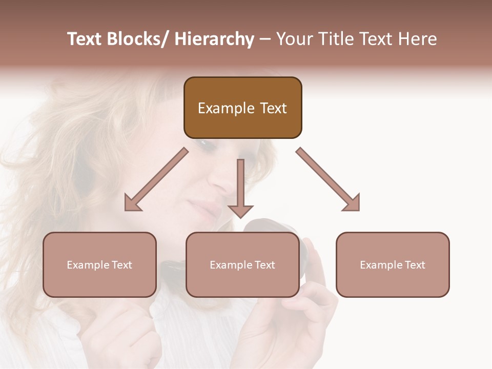 Full Isolated Portrait Of A Beautiful Caucasian Woman Eating Some Sweets PowerPoint Template
