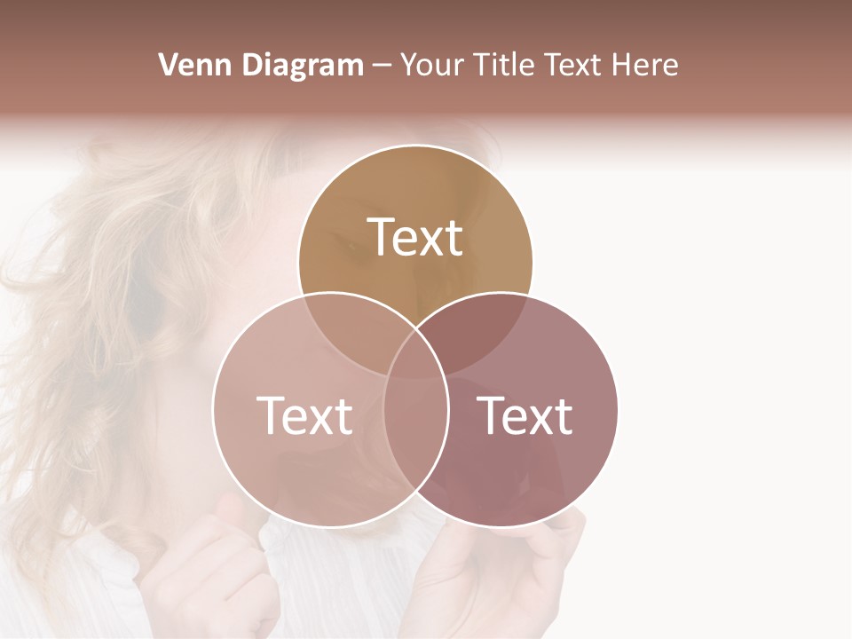 Full Isolated Portrait Of A Beautiful Caucasian Woman Eating Some Sweets PowerPoint Template