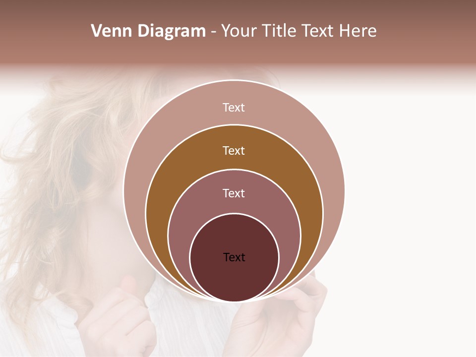 Full Isolated Portrait Of A Beautiful Caucasian Woman Eating Some Sweets PowerPoint Template