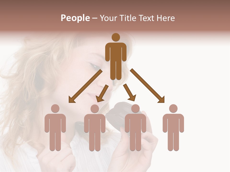 Full Isolated Portrait Of A Beautiful Caucasian Woman Eating Some Sweets PowerPoint Template