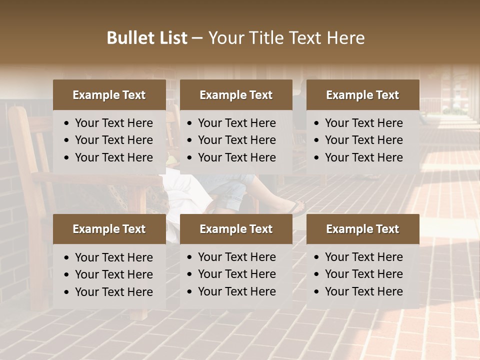 College Students On Campus. PowerPoint Template