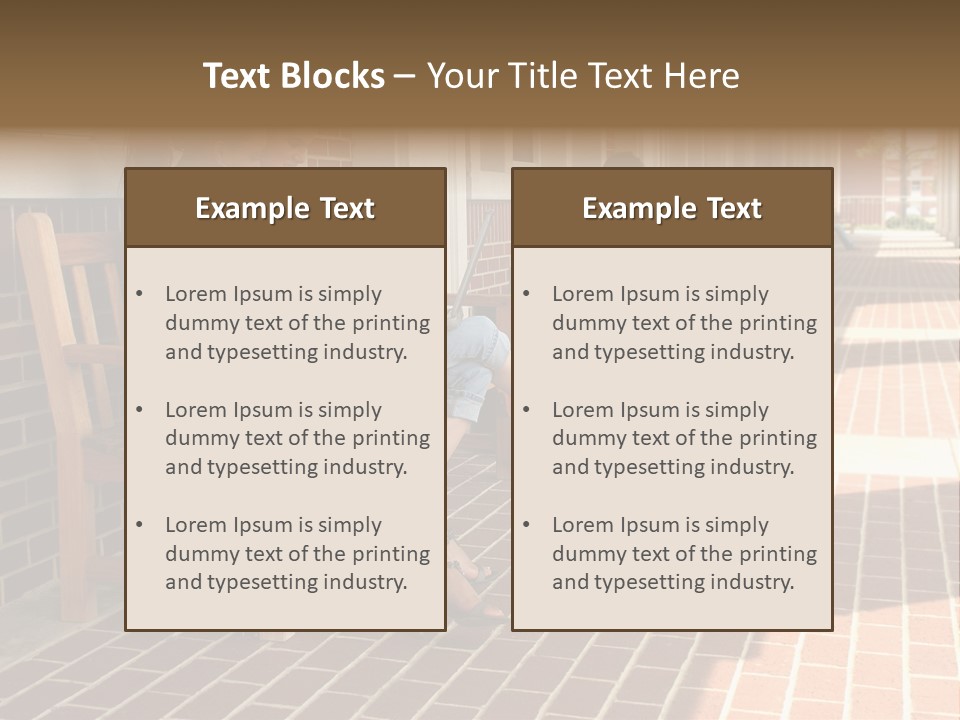 College Students On Campus. PowerPoint Template