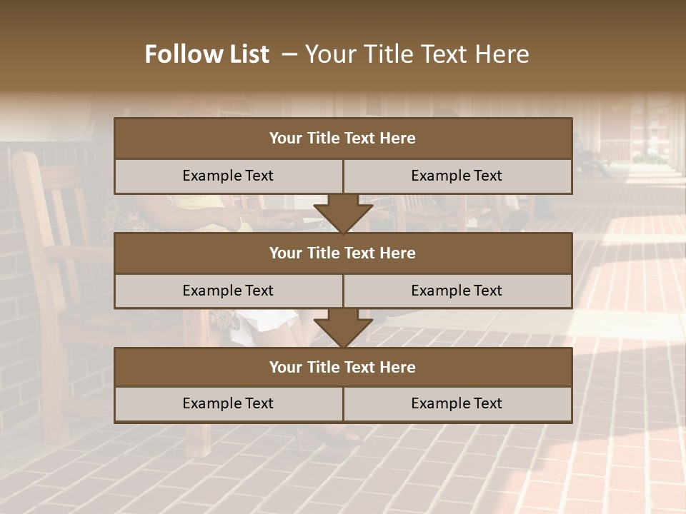 College Students On Campus. PowerPoint Template