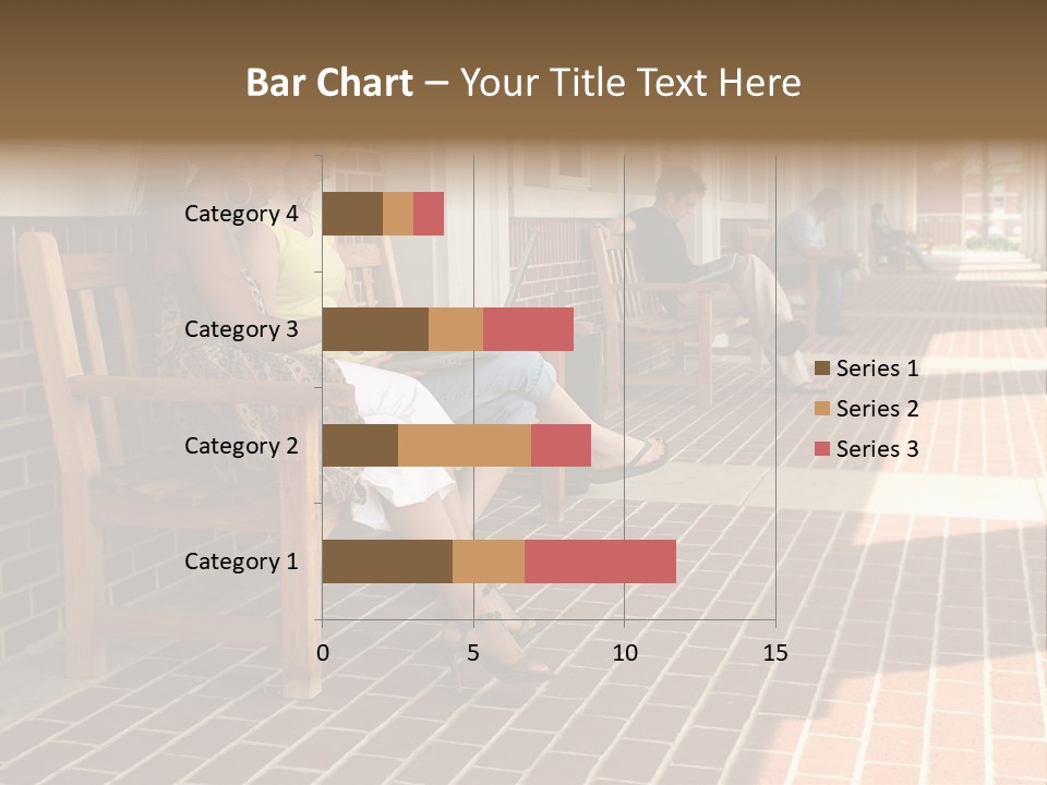 College Students On Campus. PowerPoint Template