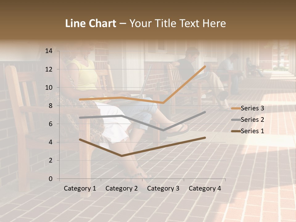 College Students On Campus. PowerPoint Template