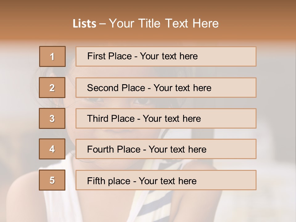 Poor Child PowerPoint Template