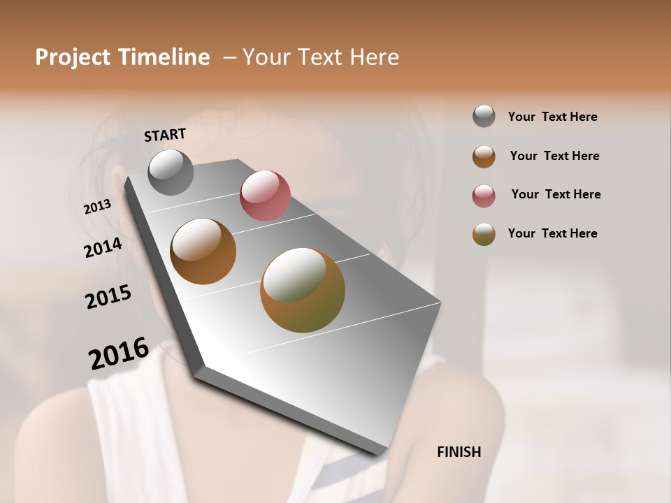 Poor Child PowerPoint Template