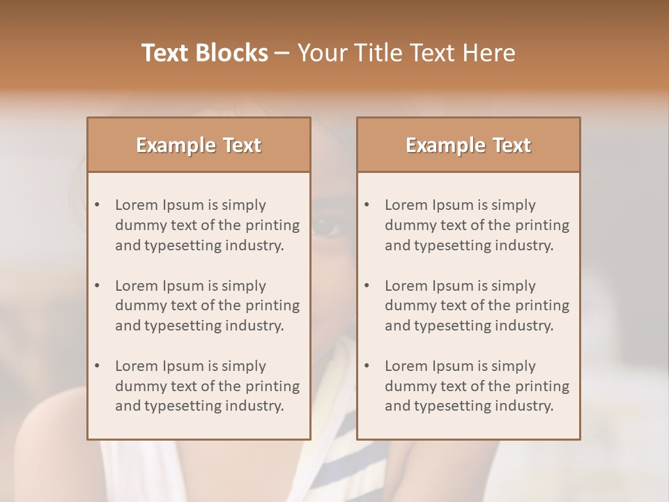 Poor Child PowerPoint Template