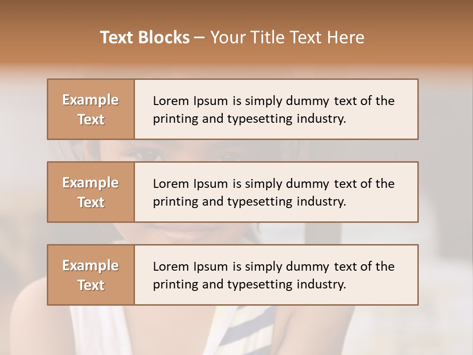 Poor Child PowerPoint Template